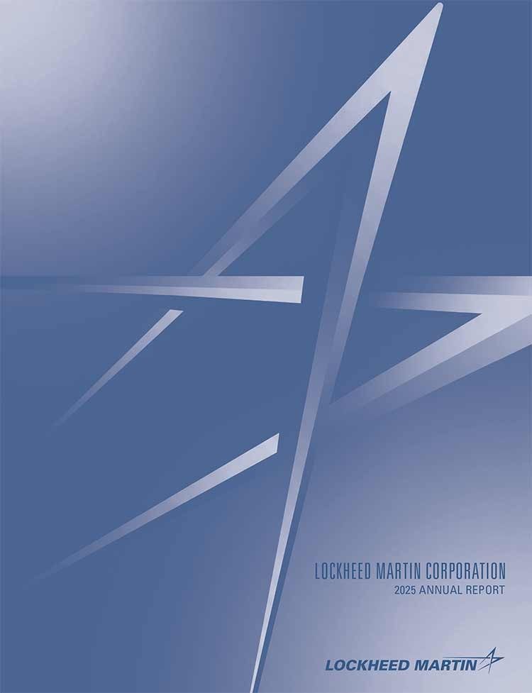 2025 Lockheed Martin Annual Report Cover